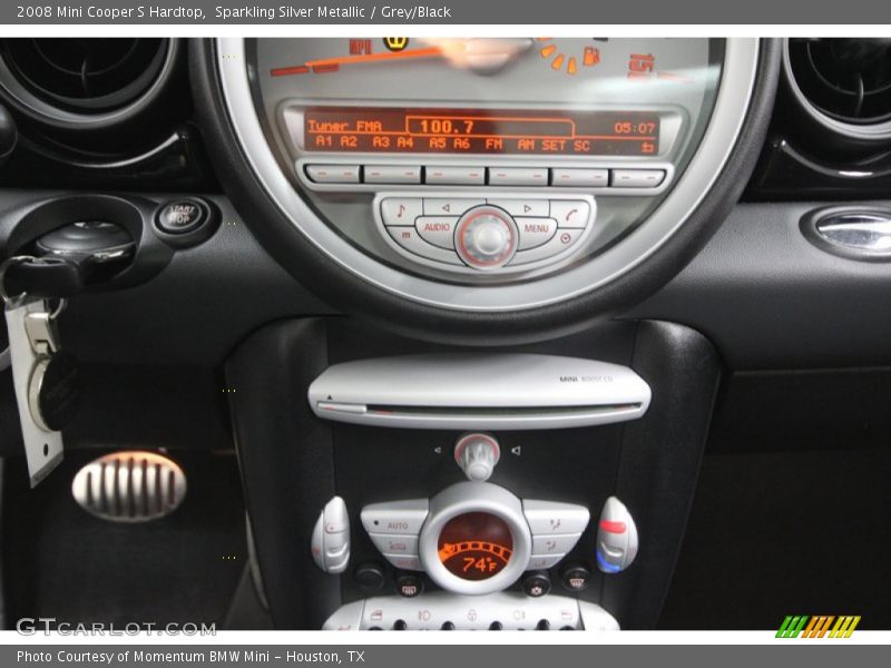 Sparkling Silver Metallic / Grey/Black 2008 Mini Cooper S Hardtop