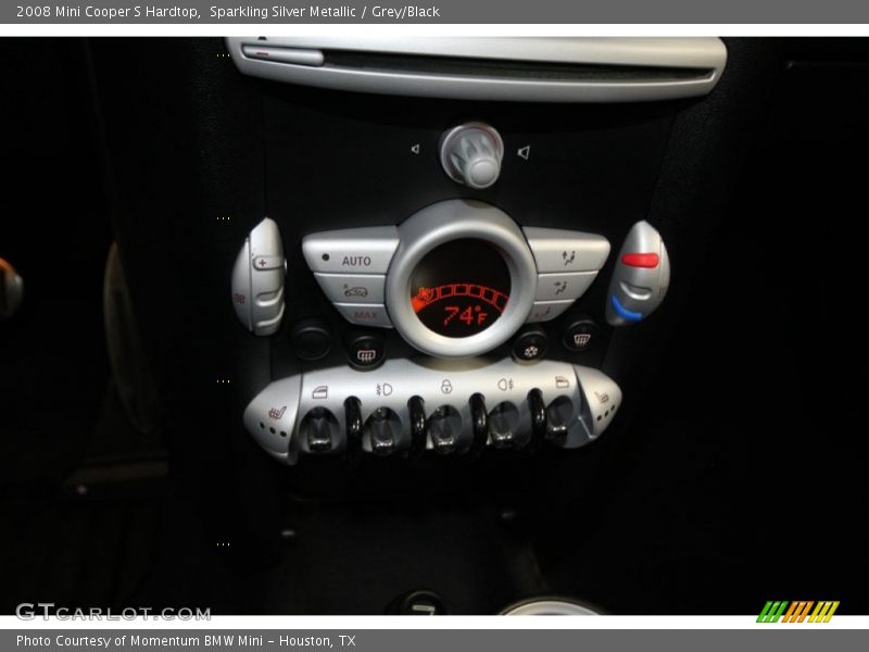 Sparkling Silver Metallic / Grey/Black 2008 Mini Cooper S Hardtop