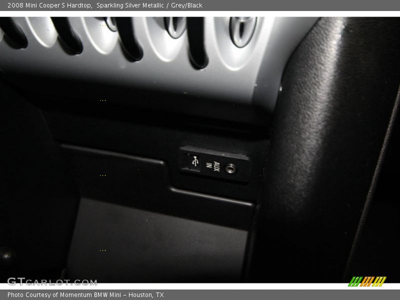 Sparkling Silver Metallic / Grey/Black 2008 Mini Cooper S Hardtop