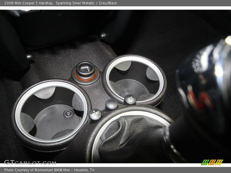 Sparkling Silver Metallic / Grey/Black 2008 Mini Cooper S Hardtop