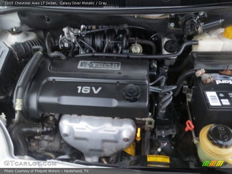  2005 Aveo LT Sedan Engine - 1.6L DOHC 16V 4 Cylinder