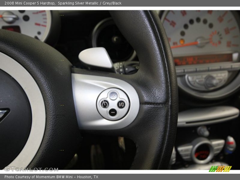 Sparkling Silver Metallic / Grey/Black 2008 Mini Cooper S Hardtop