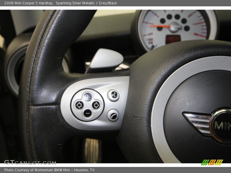 Sparkling Silver Metallic / Grey/Black 2008 Mini Cooper S Hardtop