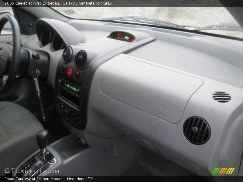 Galaxy Silver Metallic / Gray 2005 Chevrolet Aveo LT Sedan