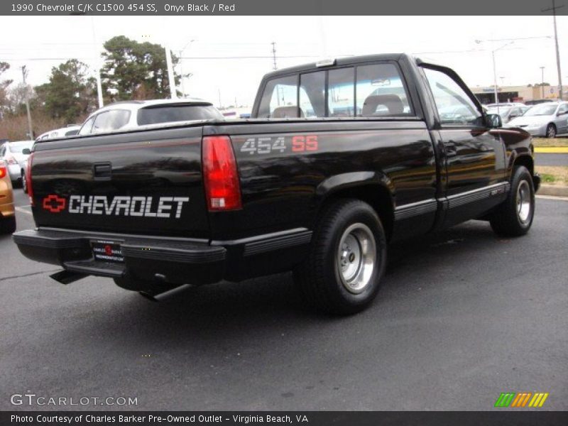 Onyx Black / Red 1990 Chevrolet C/K C1500 454 SS