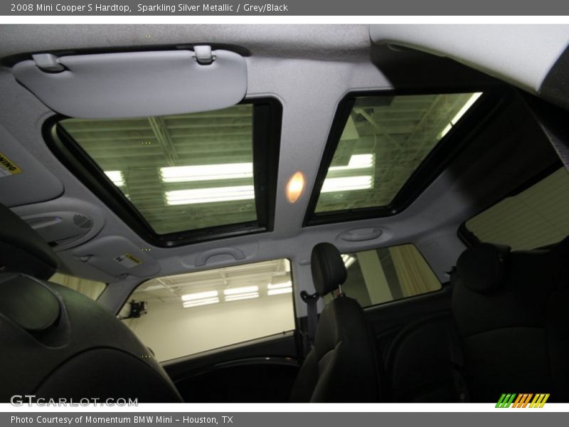 Sparkling Silver Metallic / Grey/Black 2008 Mini Cooper S Hardtop