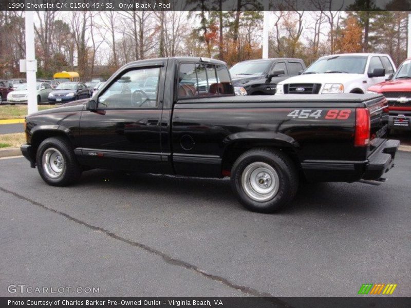 Onyx Black / Red 1990 Chevrolet C/K C1500 454 SS