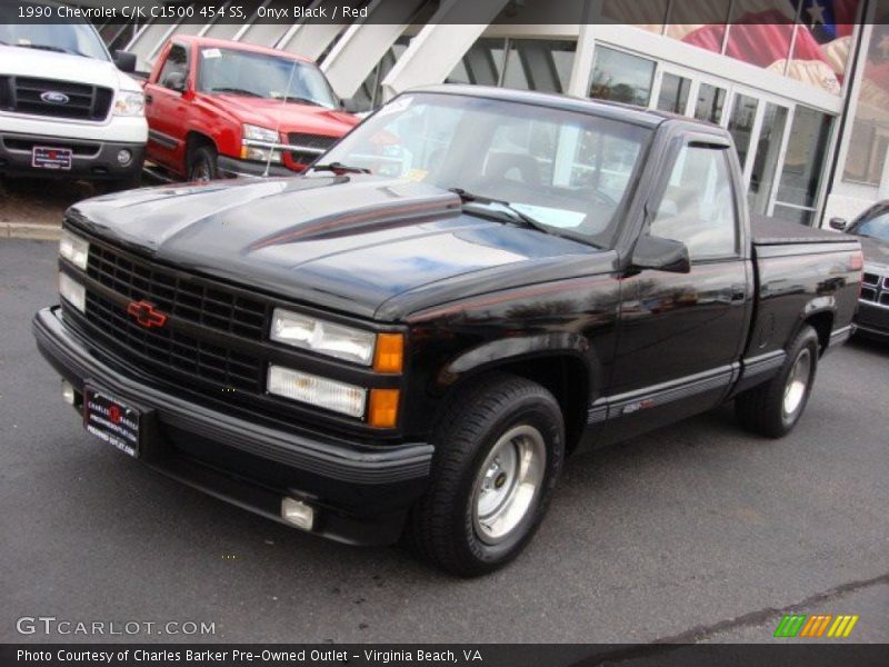 Onyx Black / Red 1990 Chevrolet C/K C1500 454 SS