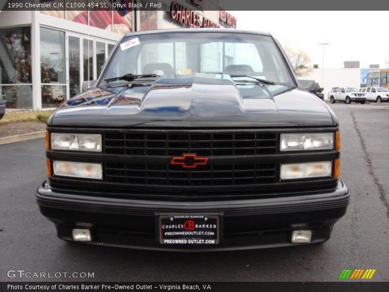 Onyx Black / Red 1990 Chevrolet C/K C1500 454 SS