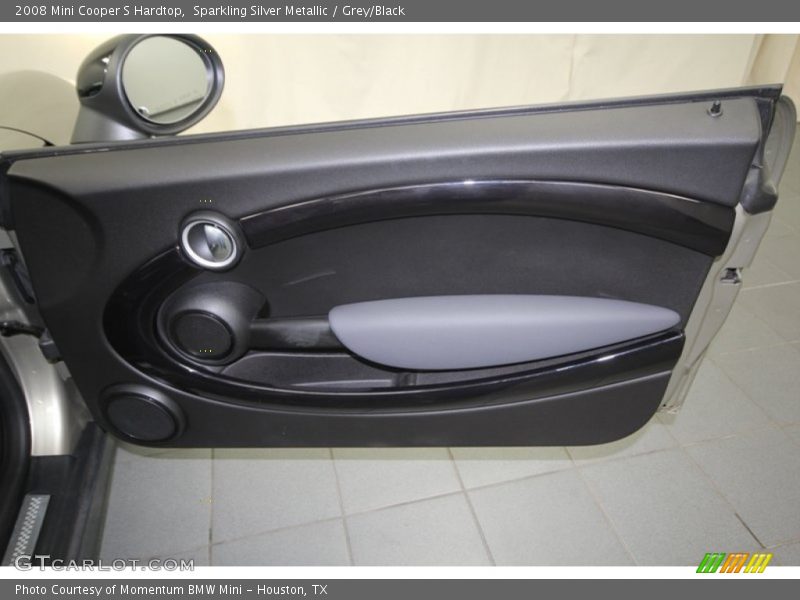 Sparkling Silver Metallic / Grey/Black 2008 Mini Cooper S Hardtop