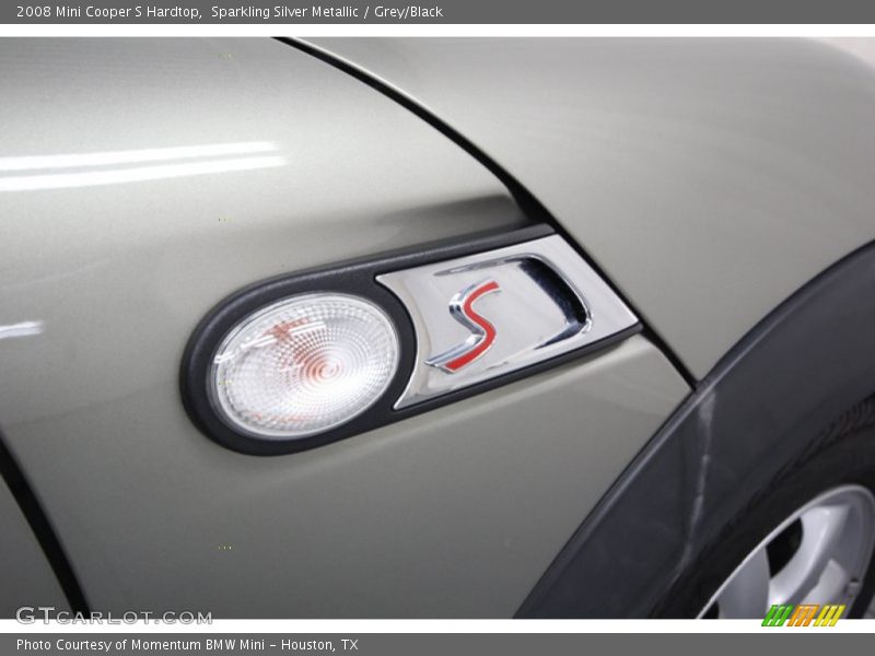 Sparkling Silver Metallic / Grey/Black 2008 Mini Cooper S Hardtop