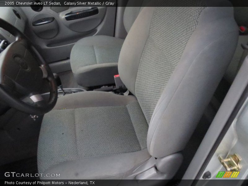 Galaxy Silver Metallic / Gray 2005 Chevrolet Aveo LT Sedan