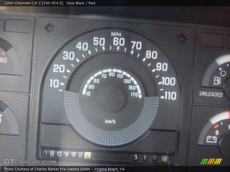  1990 C/K C1500 454 SS C1500 454 SS Gauges