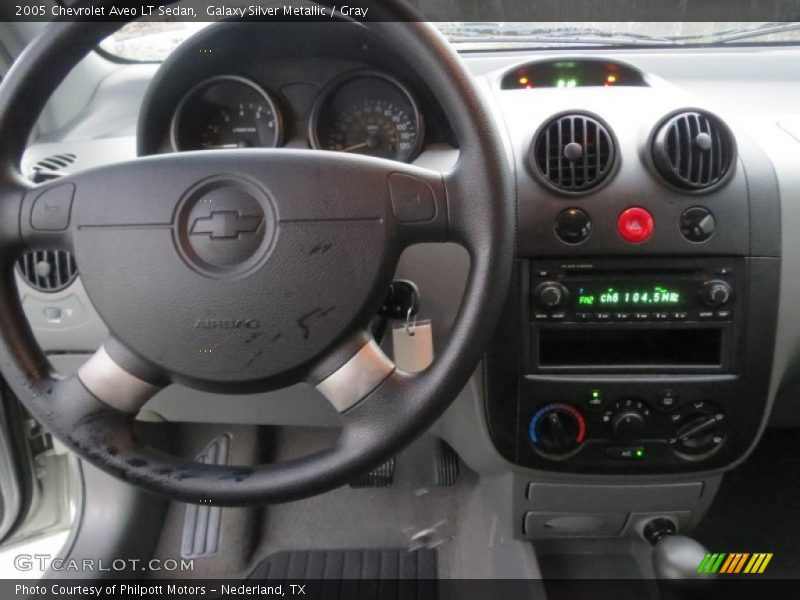 Galaxy Silver Metallic / Gray 2005 Chevrolet Aveo LT Sedan