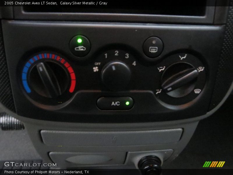 Galaxy Silver Metallic / Gray 2005 Chevrolet Aveo LT Sedan