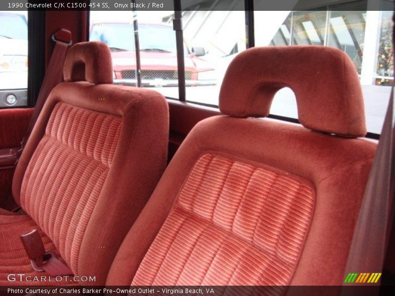  1990 C/K C1500 454 SS Red Interior