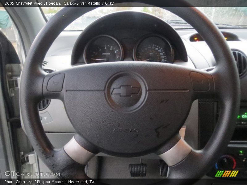 Galaxy Silver Metallic / Gray 2005 Chevrolet Aveo LT Sedan