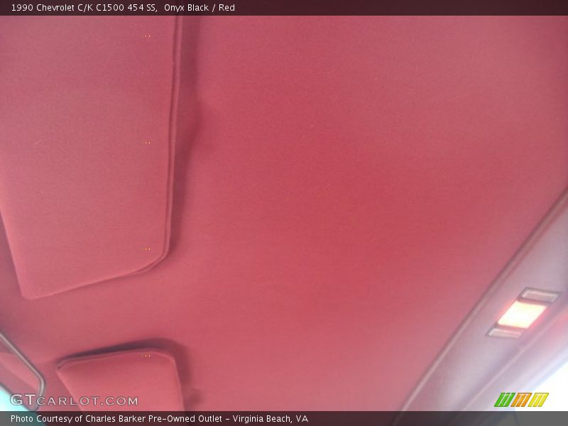 Onyx Black / Red 1990 Chevrolet C/K C1500 454 SS