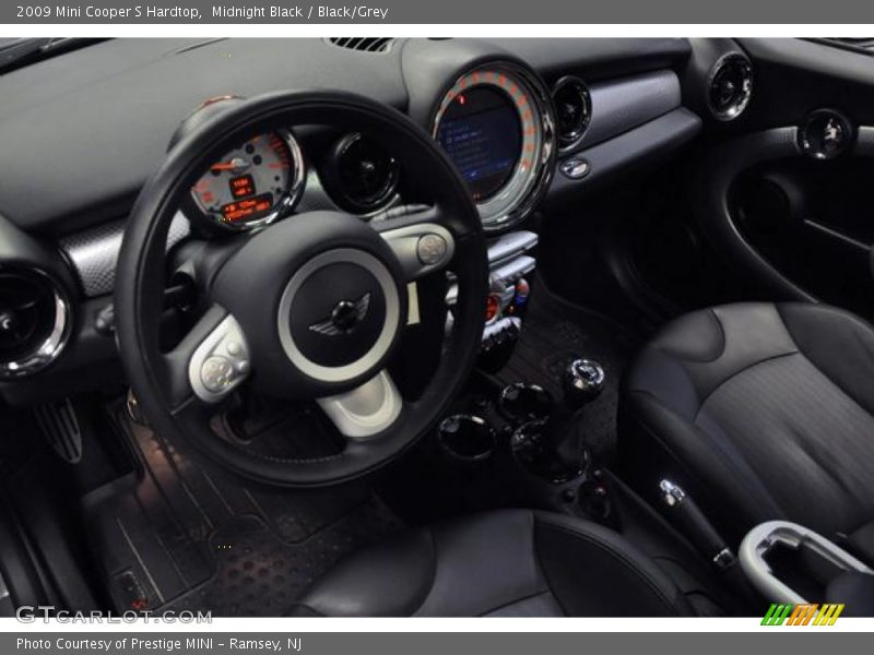 Midnight Black / Black/Grey 2009 Mini Cooper S Hardtop