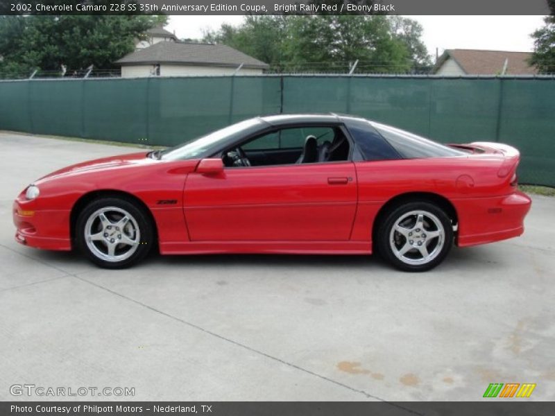  2002 Camaro Z28 SS 35th Anniversary Edition Coupe Bright Rally Red