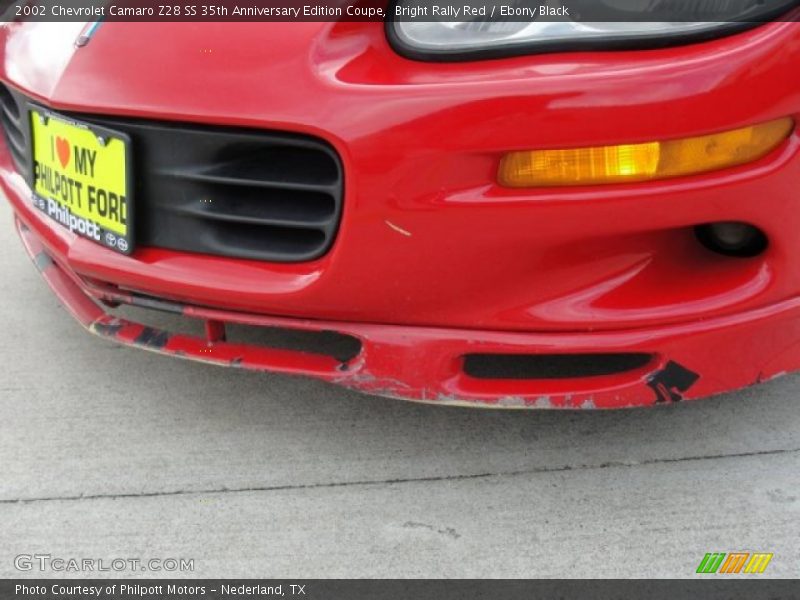 Bright Rally Red / Ebony Black 2002 Chevrolet Camaro Z28 SS 35th Anniversary Edition Coupe