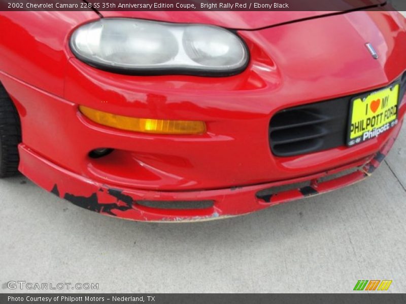 Bright Rally Red / Ebony Black 2002 Chevrolet Camaro Z28 SS 35th Anniversary Edition Coupe