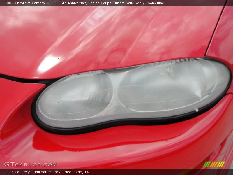 Bright Rally Red / Ebony Black 2002 Chevrolet Camaro Z28 SS 35th Anniversary Edition Coupe