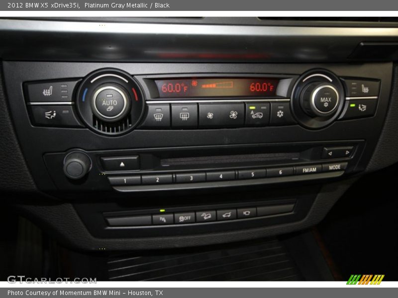 Platinum Gray Metallic / Black 2012 BMW X5 xDrive35i