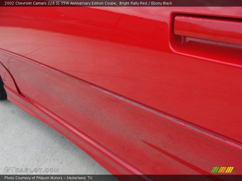 Bright Rally Red / Ebony Black 2002 Chevrolet Camaro Z28 SS 35th Anniversary Edition Coupe
