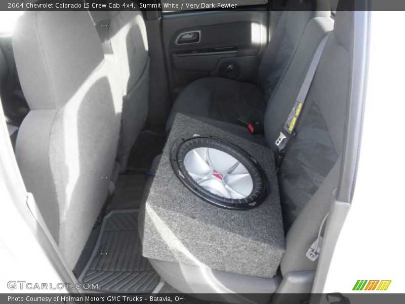 Summit White / Very Dark Pewter 2004 Chevrolet Colorado LS Crew Cab 4x4