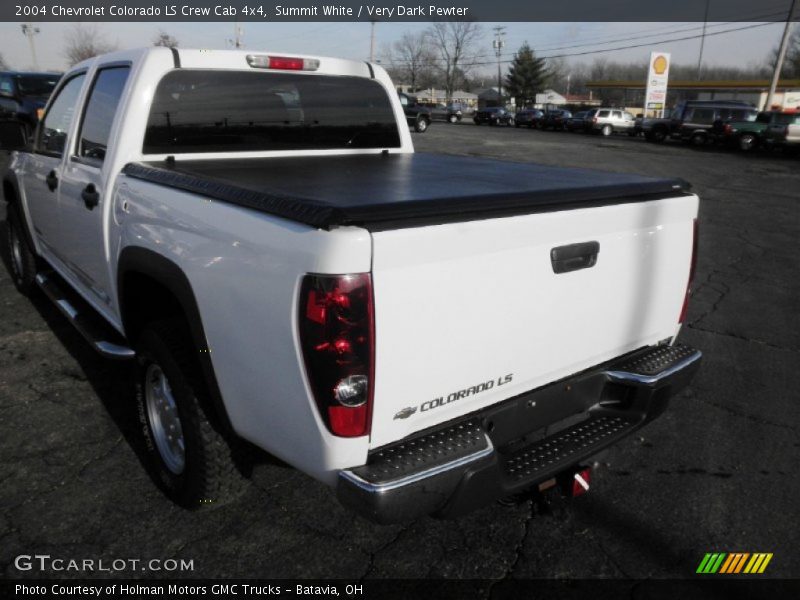 Summit White / Very Dark Pewter 2004 Chevrolet Colorado LS Crew Cab 4x4