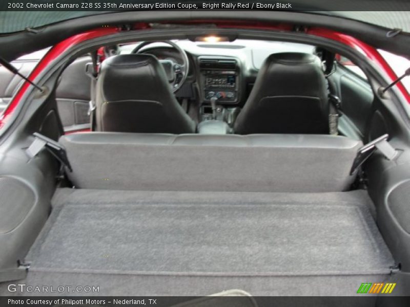  2002 Camaro Z28 SS 35th Anniversary Edition Coupe Trunk