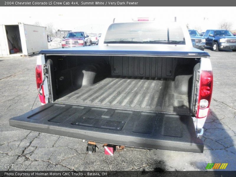 Summit White / Very Dark Pewter 2004 Chevrolet Colorado LS Crew Cab 4x4