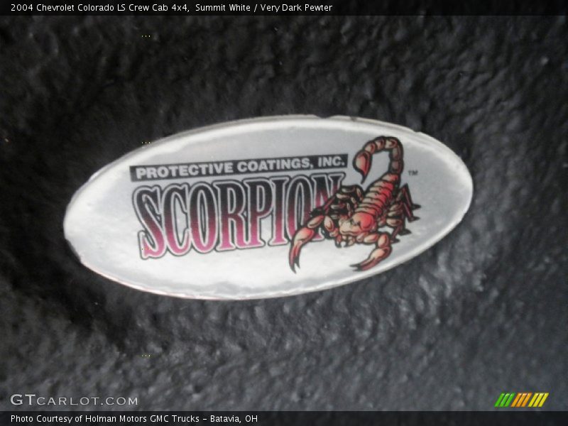 Summit White / Very Dark Pewter 2004 Chevrolet Colorado LS Crew Cab 4x4