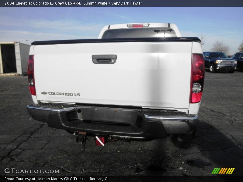 Summit White / Very Dark Pewter 2004 Chevrolet Colorado LS Crew Cab 4x4