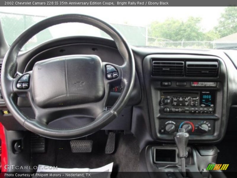 Dashboard of 2002 Camaro Z28 SS 35th Anniversary Edition Coupe