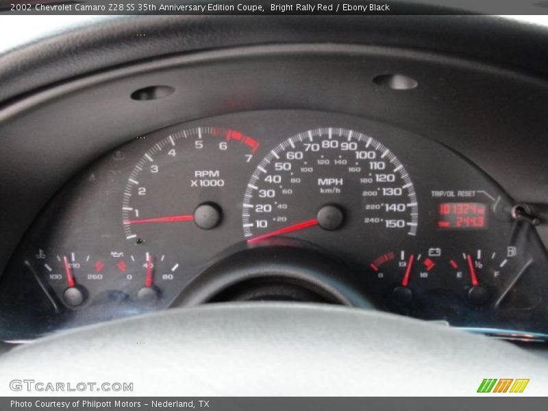  2002 Camaro Z28 SS 35th Anniversary Edition Coupe Z28 SS 35th Anniversary Edition Coupe Gauges
