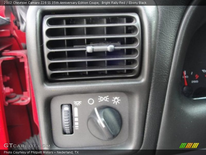 Bright Rally Red / Ebony Black 2002 Chevrolet Camaro Z28 SS 35th Anniversary Edition Coupe
