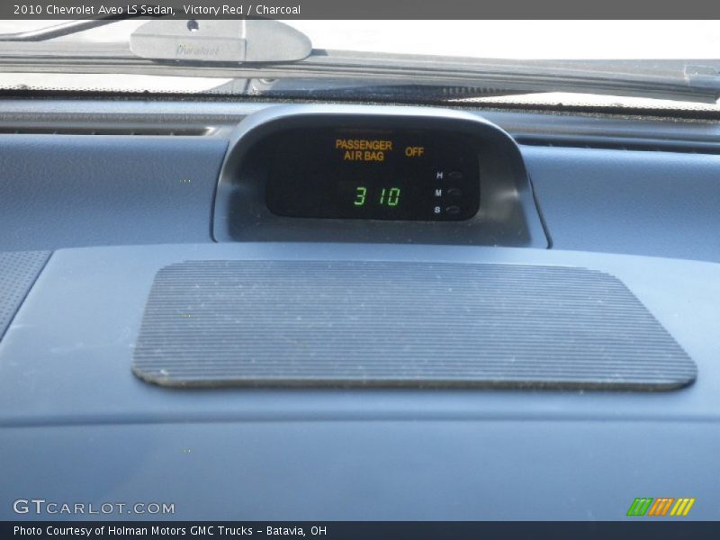 Victory Red / Charcoal 2010 Chevrolet Aveo LS Sedan