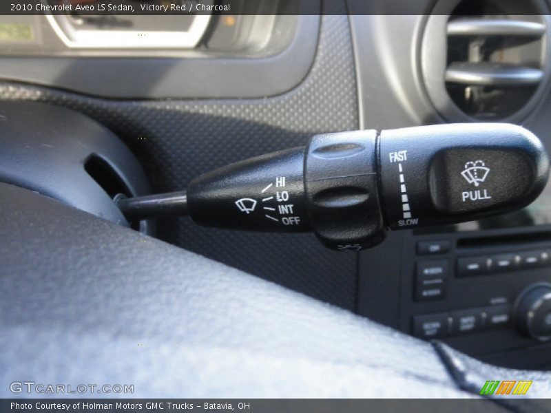 Victory Red / Charcoal 2010 Chevrolet Aveo LS Sedan