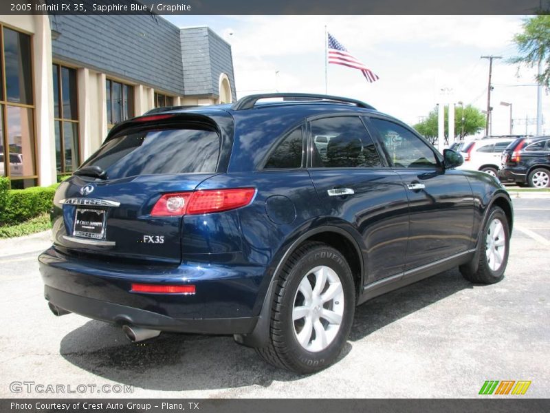 Sapphire Blue / Graphite 2005 Infiniti FX 35