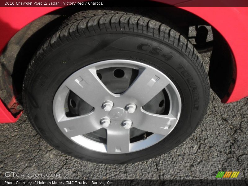 Victory Red / Charcoal 2010 Chevrolet Aveo LS Sedan