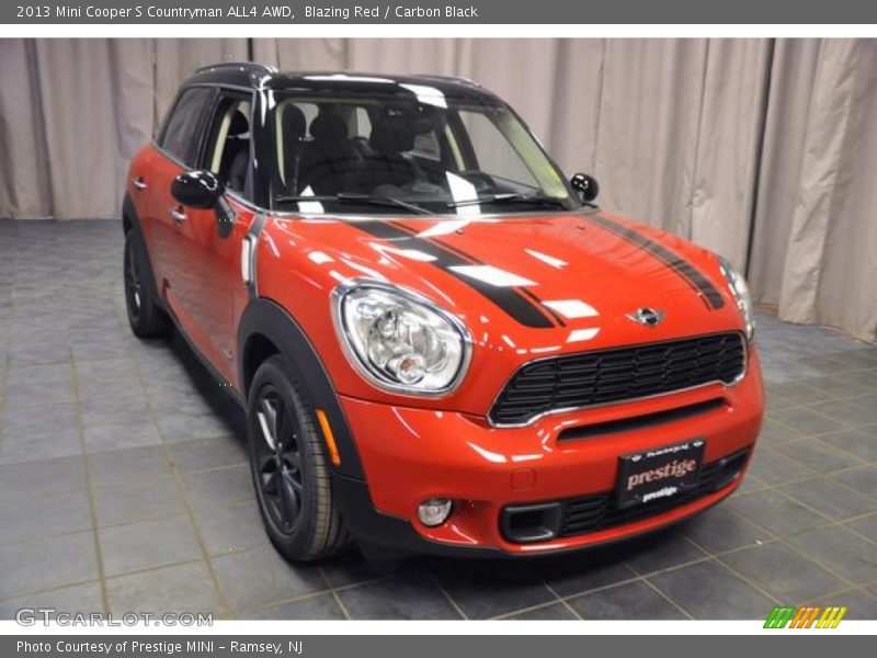 Blazing Red / Carbon Black 2013 Mini Cooper S Countryman ALL4 AWD