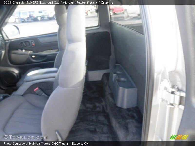 Light Pewter Metallic / Graphite 2003 Chevrolet S10 ZR2 Extended Cab 4x4