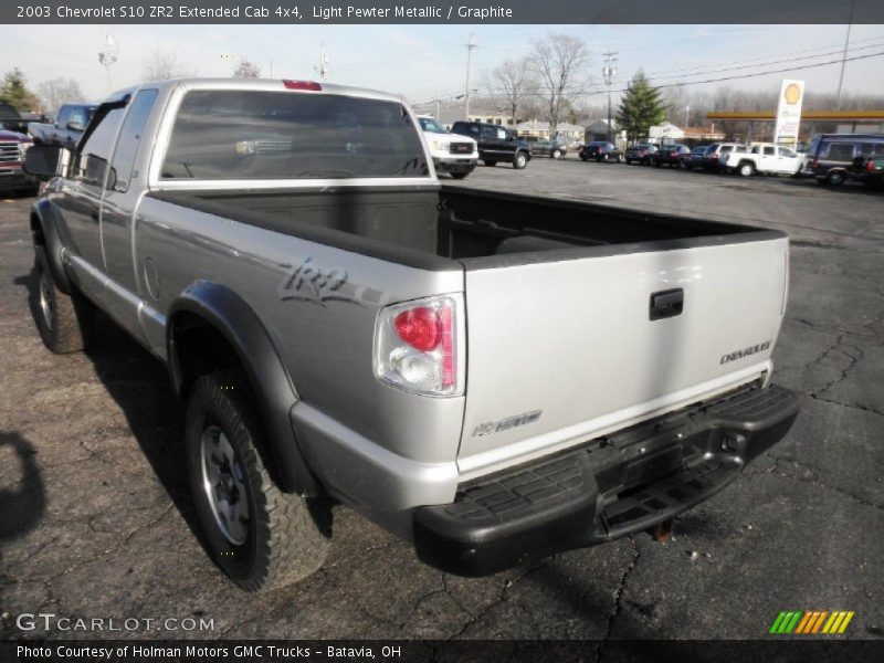 Light Pewter Metallic / Graphite 2003 Chevrolet S10 ZR2 Extended Cab 4x4