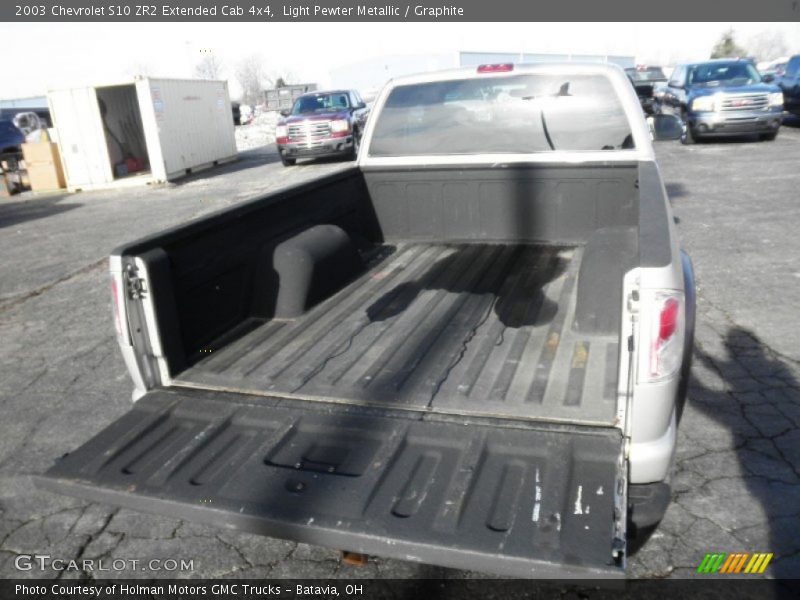 Light Pewter Metallic / Graphite 2003 Chevrolet S10 ZR2 Extended Cab 4x4