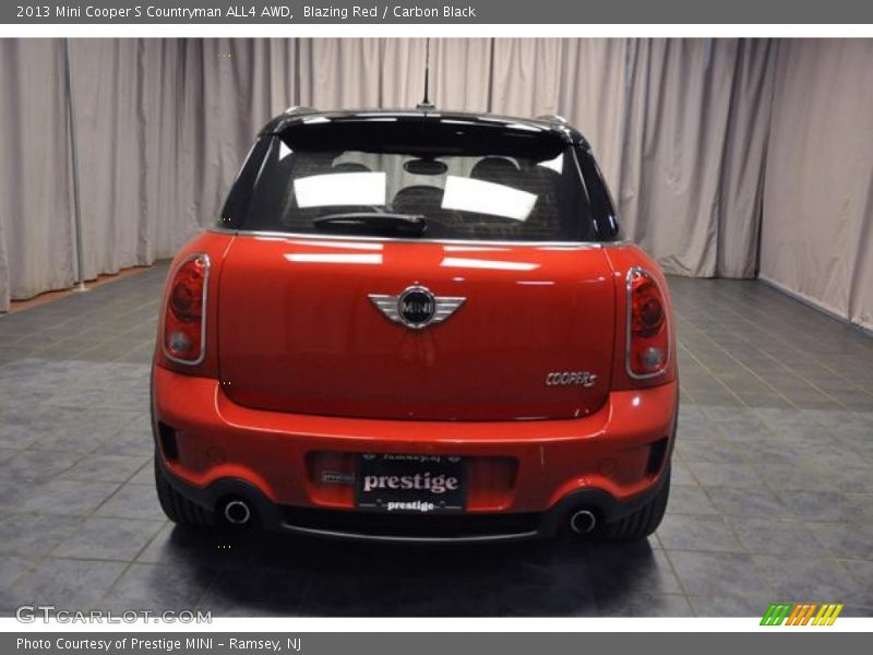 Blazing Red / Carbon Black 2013 Mini Cooper S Countryman ALL4 AWD