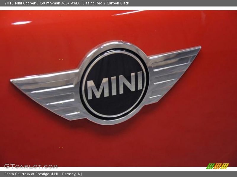 Blazing Red / Carbon Black 2013 Mini Cooper S Countryman ALL4 AWD
