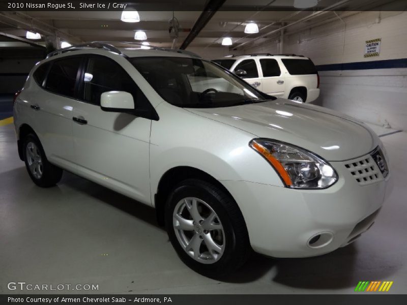 Silver Ice / Gray 2010 Nissan Rogue SL