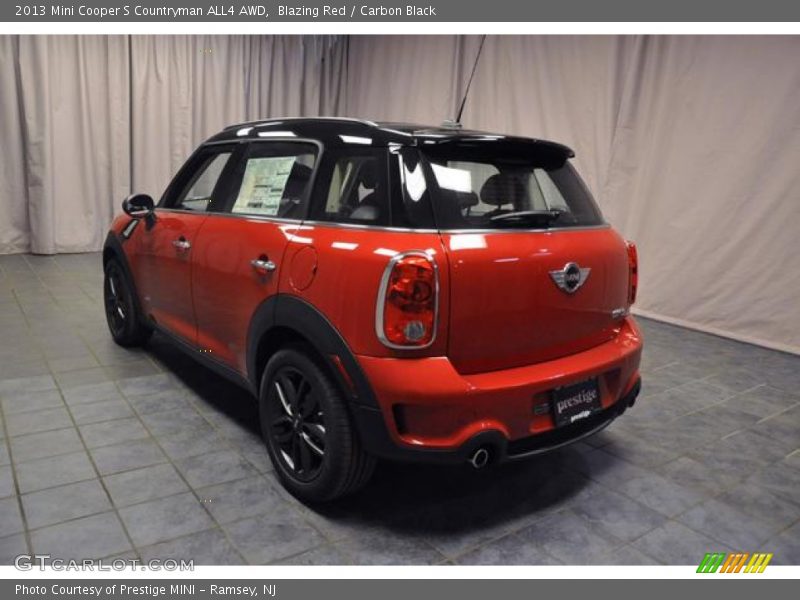 Blazing Red / Carbon Black 2013 Mini Cooper S Countryman ALL4 AWD